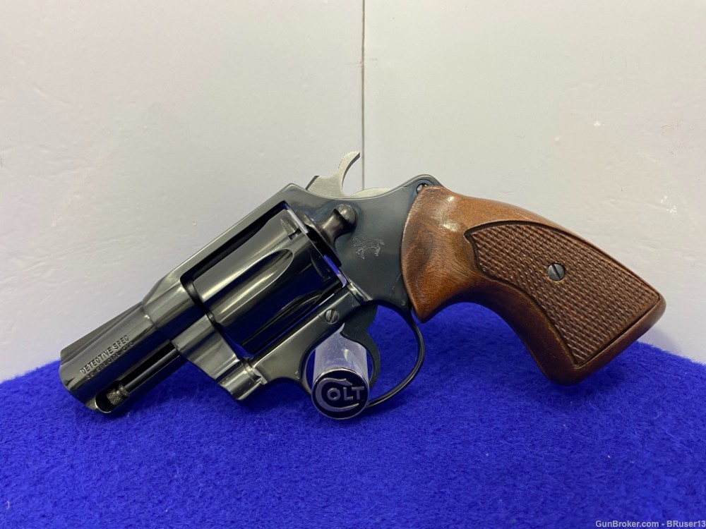 1978 Colt Detective Special .38 Spl Blue 2" *HEAD TURNING FOURTH ISSUE*-img-4