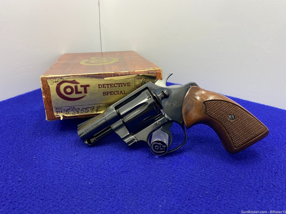 1978 Colt Detective Special .38 Spl Blue 2" *HEAD TURNING FOURTH ISSUE*-img-2