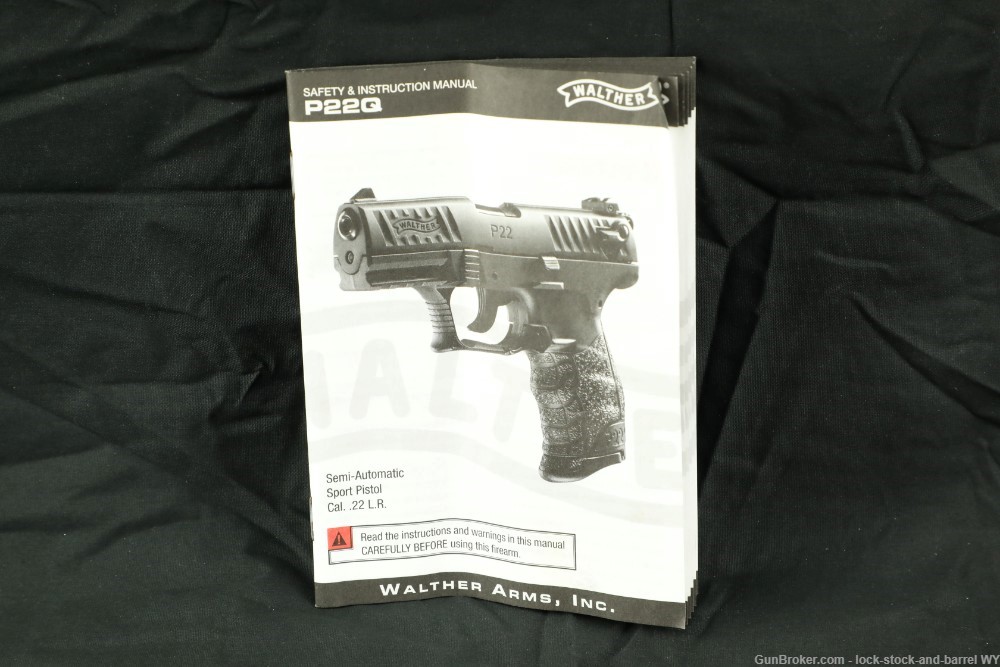 Walther Arms P22 CA Target Black .22LR 5” Semi-Auto Pistol w/ Laser-img-40