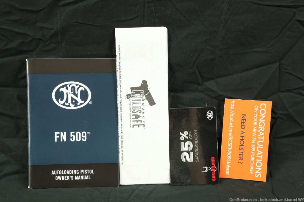 Fabrique Nationale FN 509 9mm 4” Striker Fired Semi-Auto Pistol w/ Case-img-33