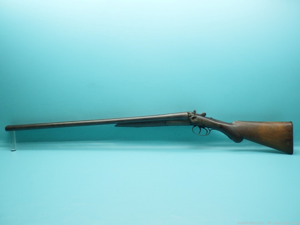  Belgian T.Barker Double Hammer SxS 12ga 27"bbl Shotgun Gunsmith Special-img-4