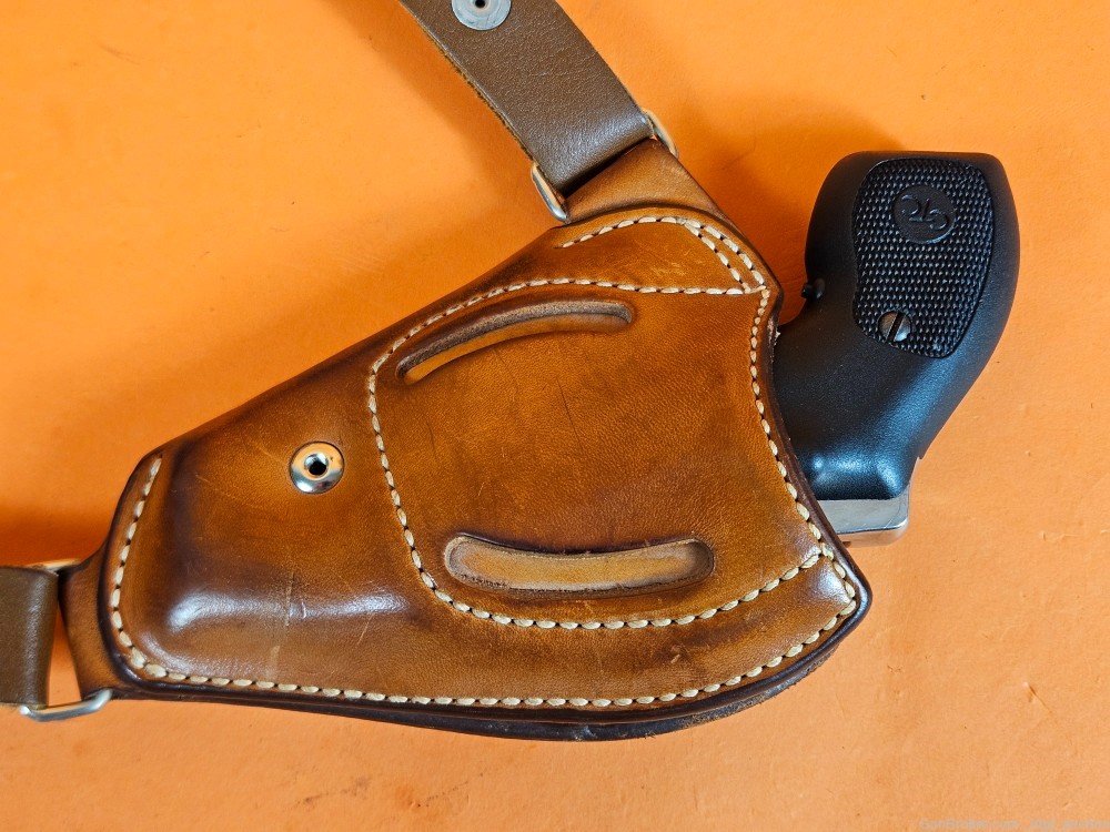 NICE Bianchi 9R-1 Chief SP Special Upside Down Leather Shoulder Holster 9R1-img-25