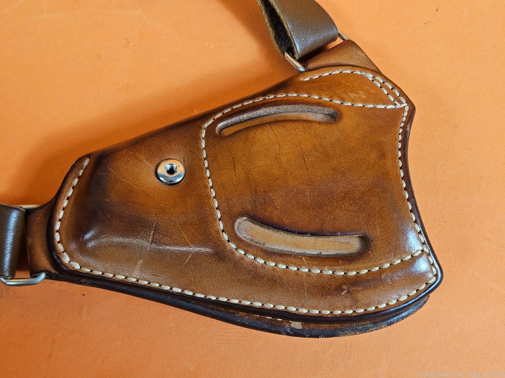 NICE Bianchi 9R-1 Chief SP Special Upside Down Leather Shoulder Holster 9R1-img-3