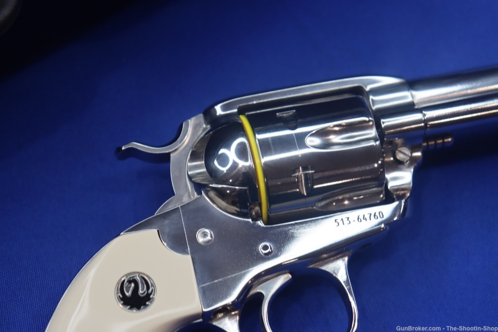 Ruger Vaquero BISLEY Revolver 357MAG 5.5" White Grip 357 MAG Single Action-img-4