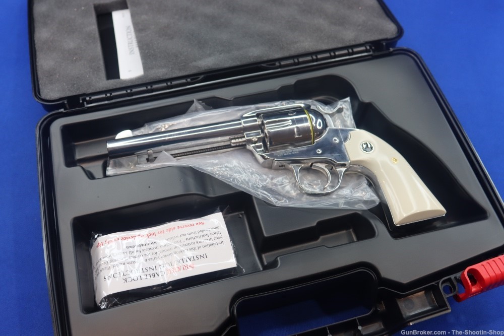 Ruger Vaquero BISLEY Revolver 357MAG 5.5" White Grip 357 MAG Single Action-img-27