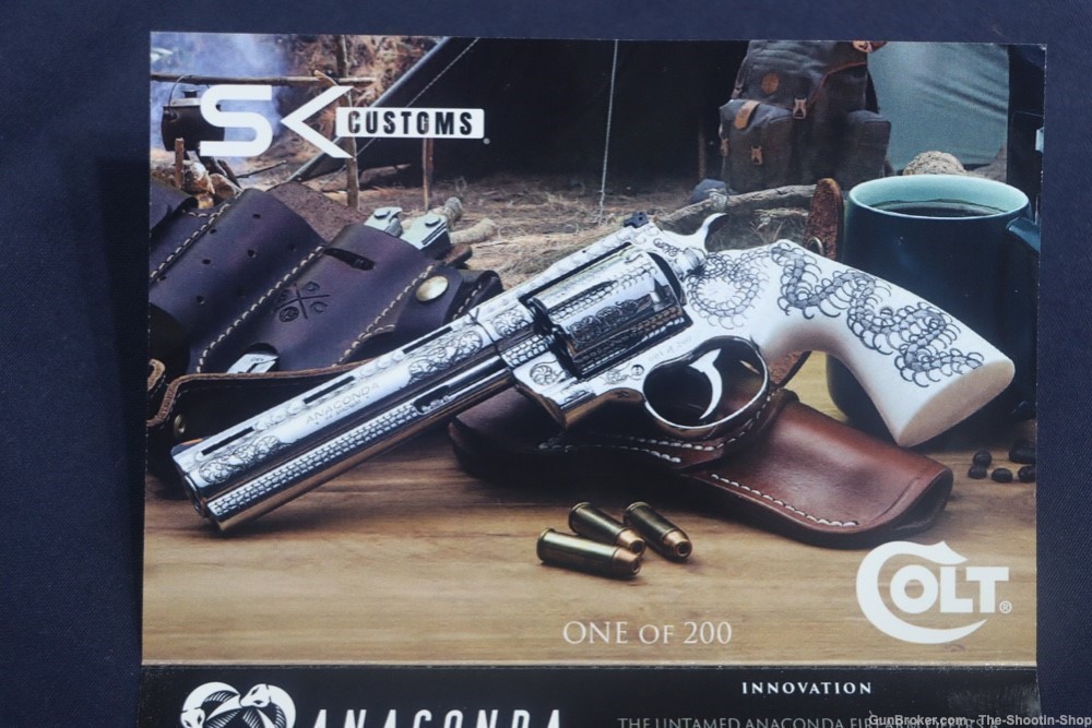 Colt ANACONDA Revolver Untamed Series 44MAG Engraved Stainless 1 of 200 NEW-img-37