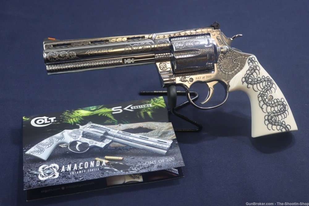 Colt ANACONDA Revolver Untamed Series 44MAG Engraved Stainless 1 of 200 NEW-img-0