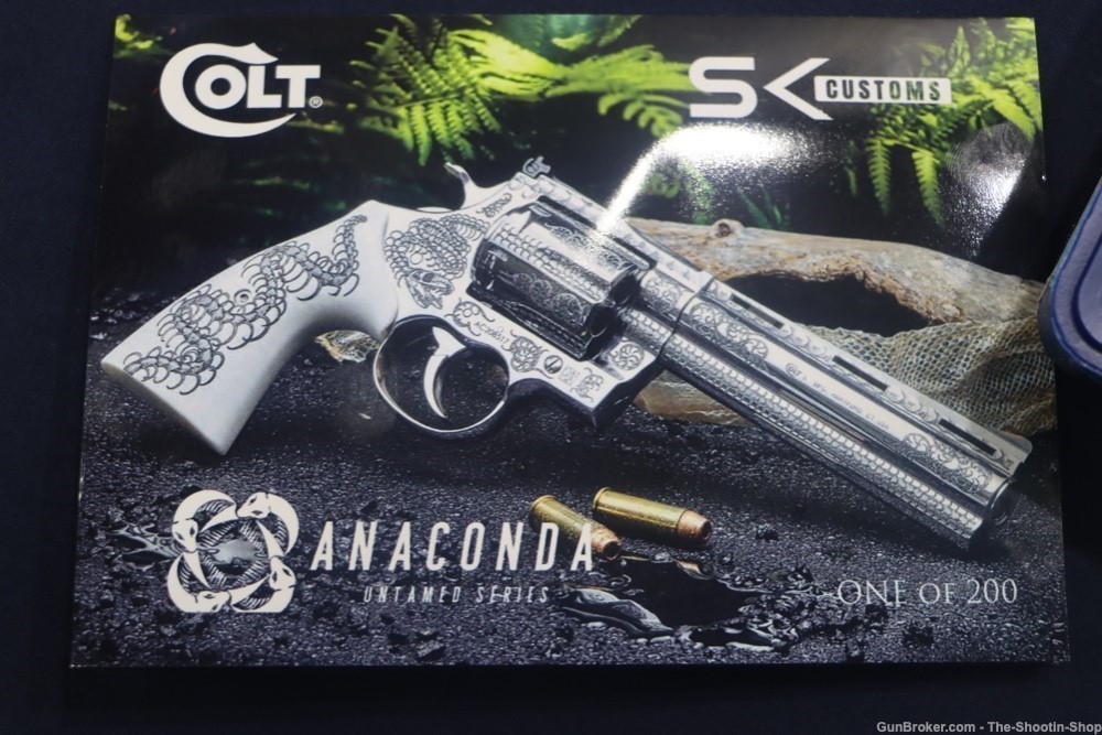 Colt ANACONDA Revolver Untamed Series 44MAG Engraved Stainless 1 of 200 NEW-img-39
