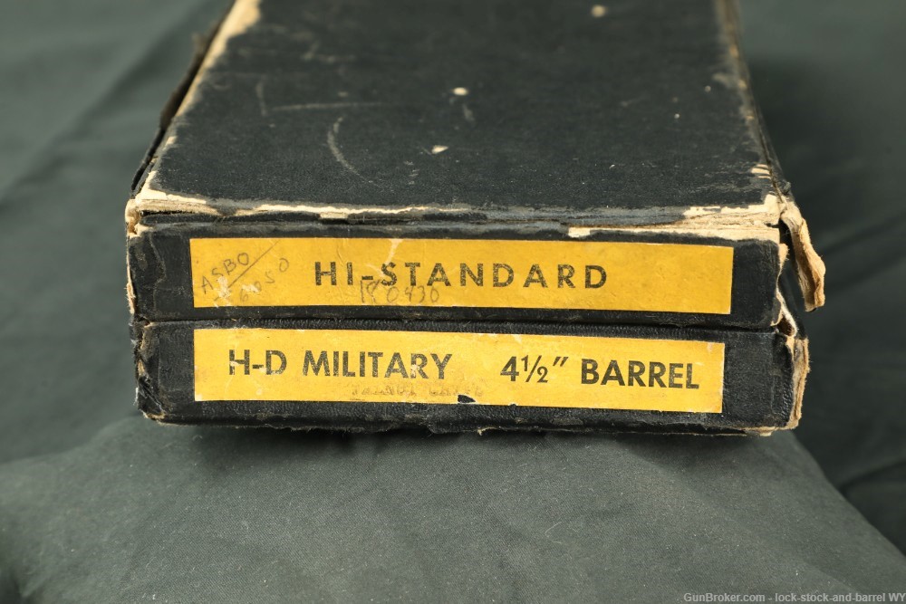 1946 Hi-Standard Model H-D Military in .22LR 4.5” Semi Auto Pistol, C&R-img-31