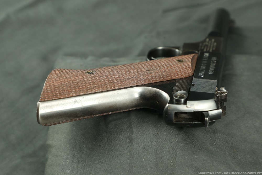 1946 Hi-Standard Model H-D Military in .22LR 4.5” Semi Auto Pistol, C&R-img-13