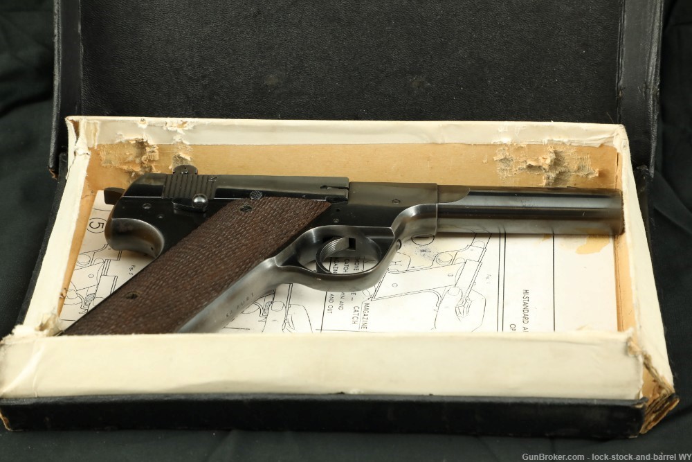1946 Hi-Standard Model H-D Military in .22LR 4.5” Semi Auto Pistol, C&R-img-33