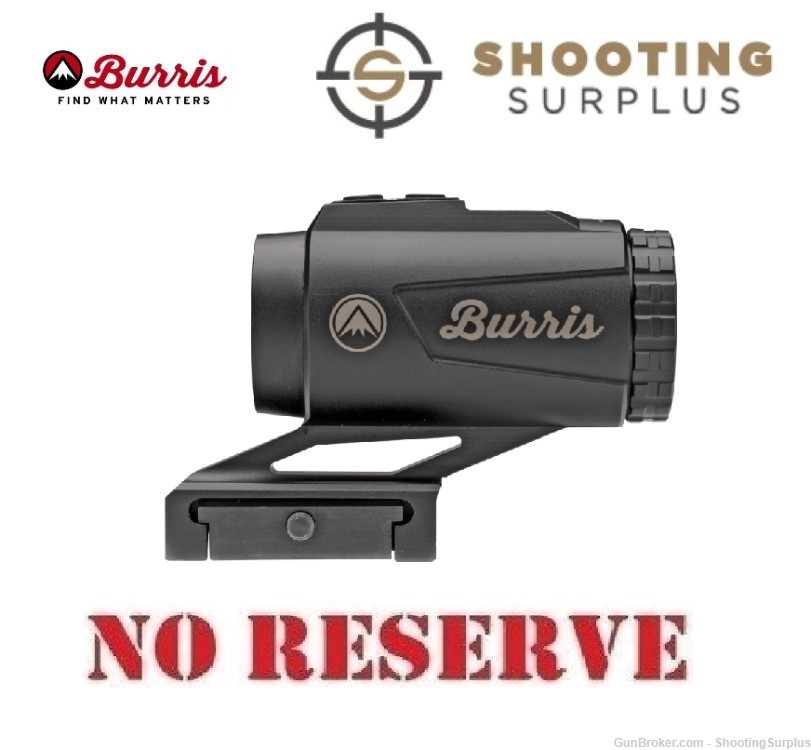 Burris RT-3 3X Prism Red Dot 30mm 3x Ballistic Reticle Integrated Picatinny-img-0