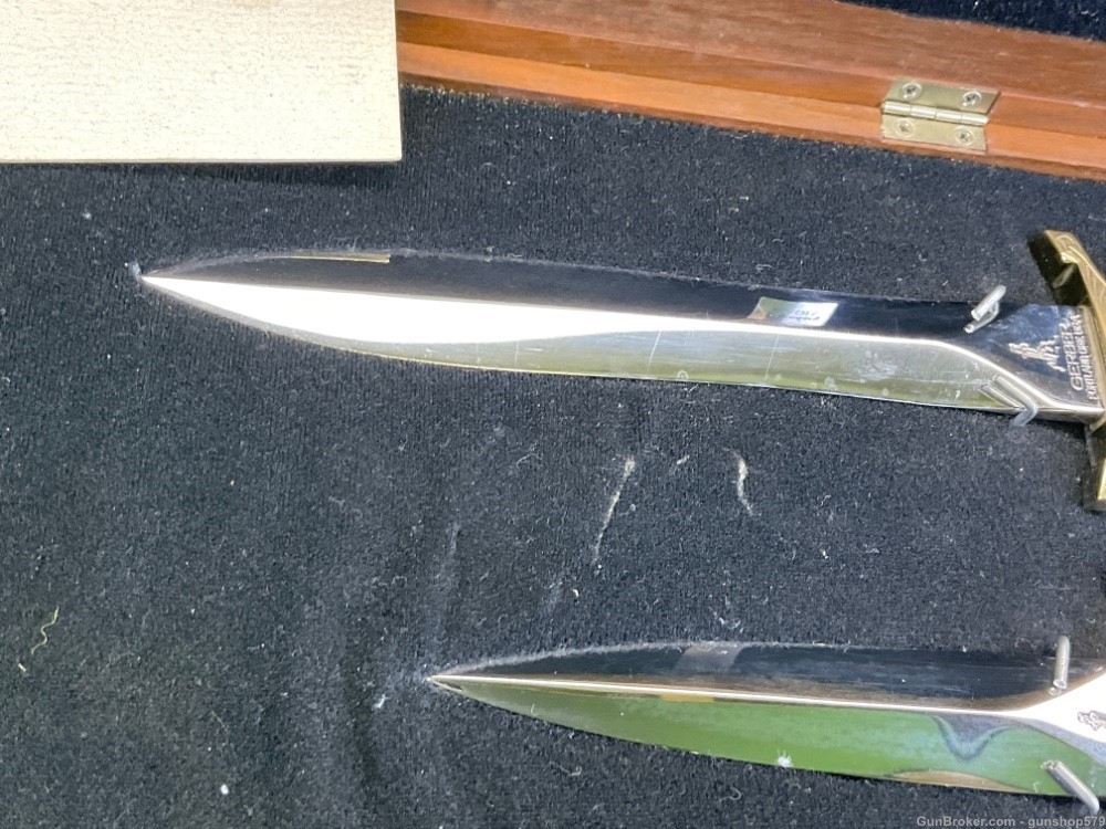 RARE Gerber Presidents Collection Mark I & Mark II #419 Of 1000 Stag Dagger-img-13
