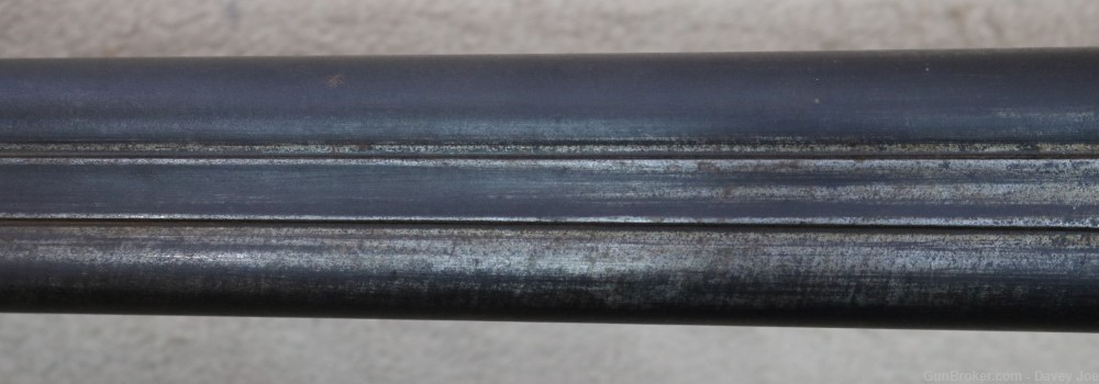 Antique percussion 12 gauge SXS shotgun from Tombstone AZ 40" barrels-img-25