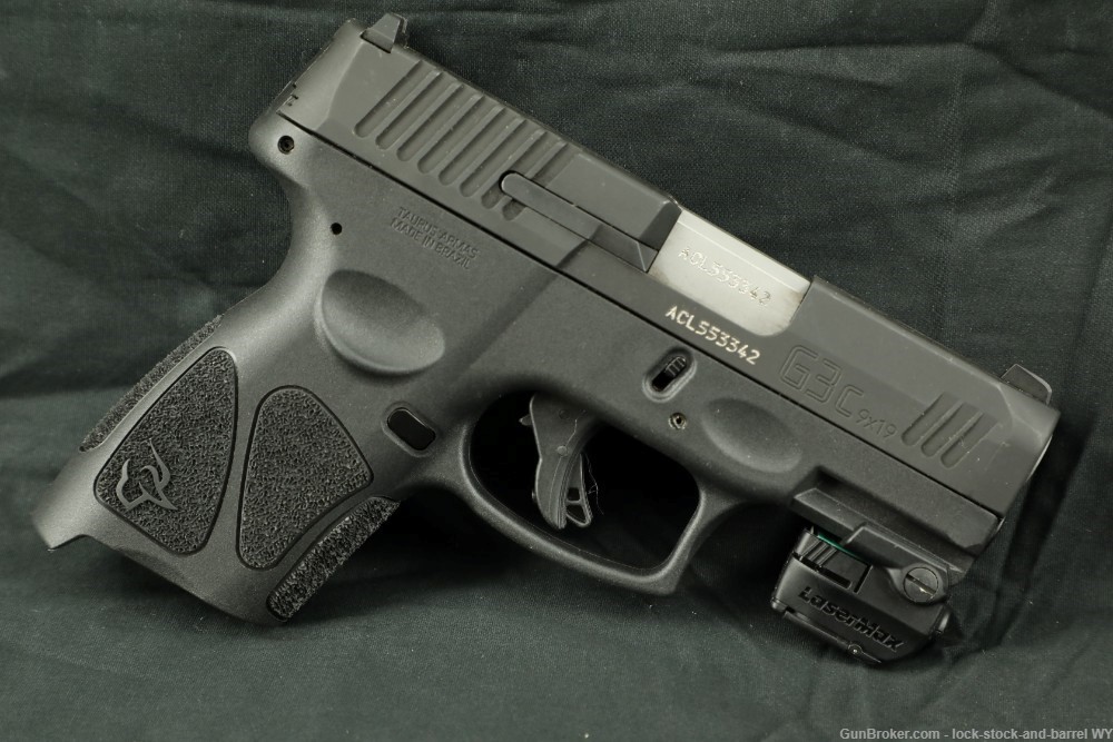 Taurus G3C 9mm 3.2” Semi-Auto Striker Fired Compact Pistol w/ Box & Laser-img-3