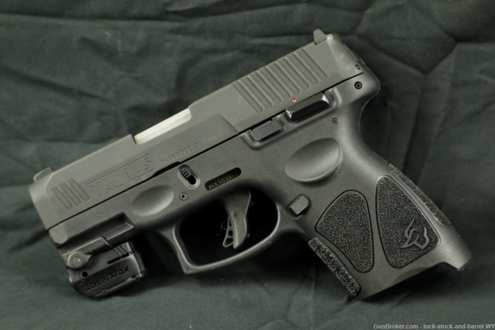 Taurus G3C 9mm 3.2” Semi-Auto Striker Fired Compact Pistol w/ Box & Laser-img-6