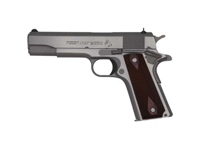 Colt Mfg O1911CSS38 1911 Government 38 Super 5" 9+1 Stainless Black Rubber