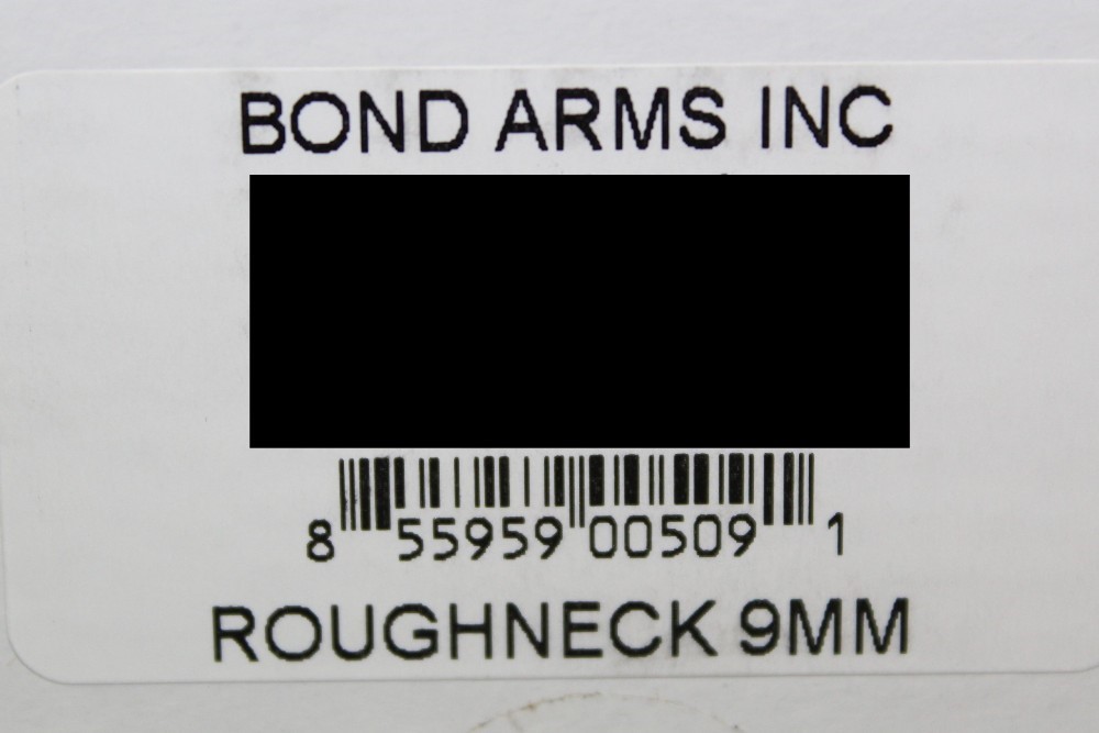 NIB BOND ARMS SS ROUGHNECK DERRINGER PISTOL, 9MM, 2.5" BRLS, 2 RND BARN9MM-img-3