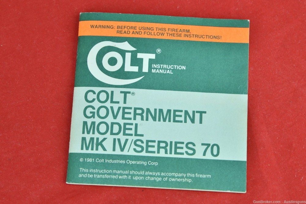 STUNNING, RARE 1981 Colt MK IV Series 70 Government - *.38 SUPER*-img-5