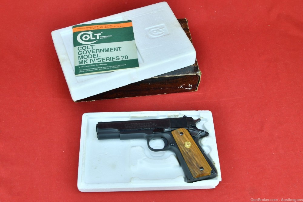 STUNNING, RARE 1981 Colt MK IV Series 70 Government - *.38 SUPER*-img-6