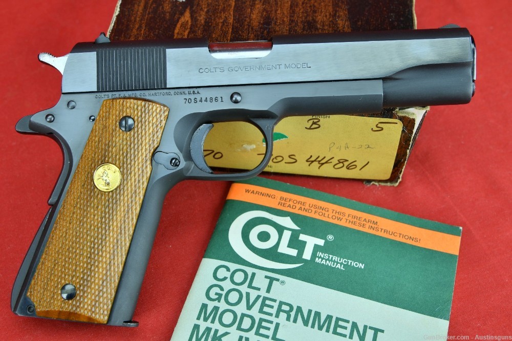 STUNNING, RARE 1981 Colt MK IV Series 70 Government - *.38 SUPER*-img-2