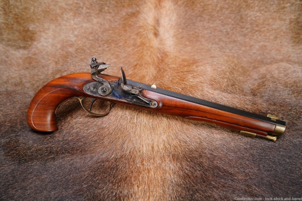 Pedersoli Kentucky .44 Cal Flintlock Black Powder Pistol, 1969 ATF Antique-img-2