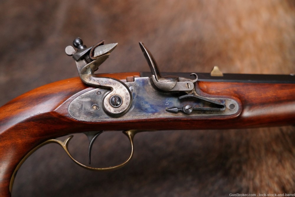 Pedersoli Kentucky .44 Cal Flintlock Black Powder Pistol, 1969 ATF Antique-img-4