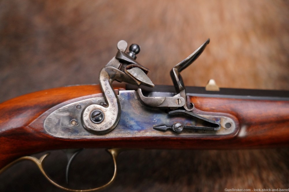 Pedersoli Kentucky .44 Cal Flintlock Black Powder Pistol, 1969 ATF Antique-img-11