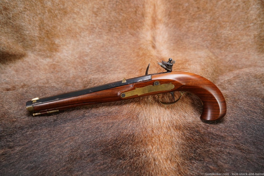 Pedersoli Kentucky .44 Cal Flintlock Black Powder Pistol, 1969 ATF Antique-img-3