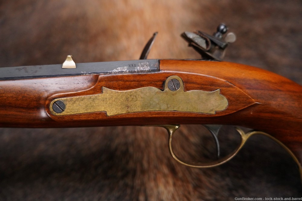 Pedersoli Kentucky .44 Cal Flintlock Black Powder Pistol, 1969 ATF Antique-img-9
