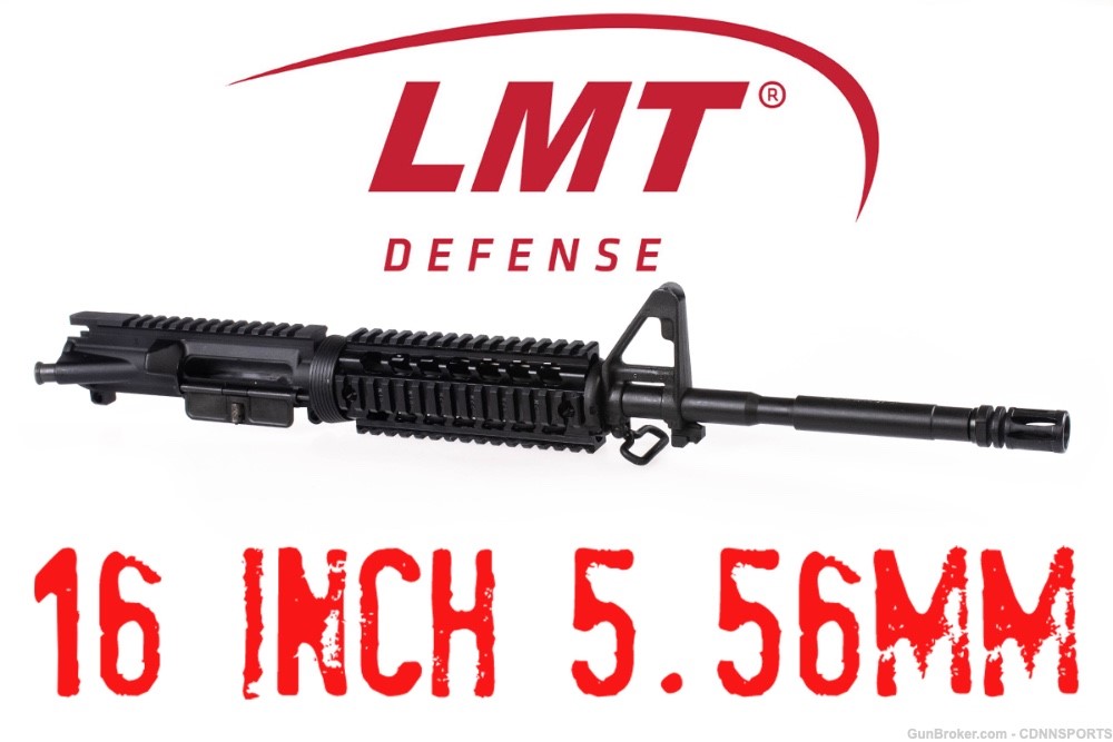 LMT 16" 1/7 5.56mm LIKE NEW Flat-Top Upper -img-0