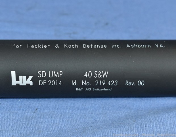 H&K UMP SUPPRESSOR - CAL .40 S&W [B&T] [NFA]-img-2