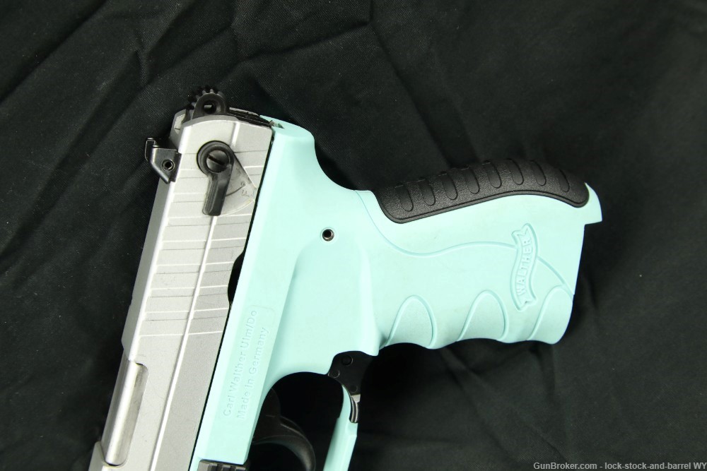 Walther Arms Pk380 .380 ACP 3.66” Semi-Auto Pistol Angel Blue-img-8