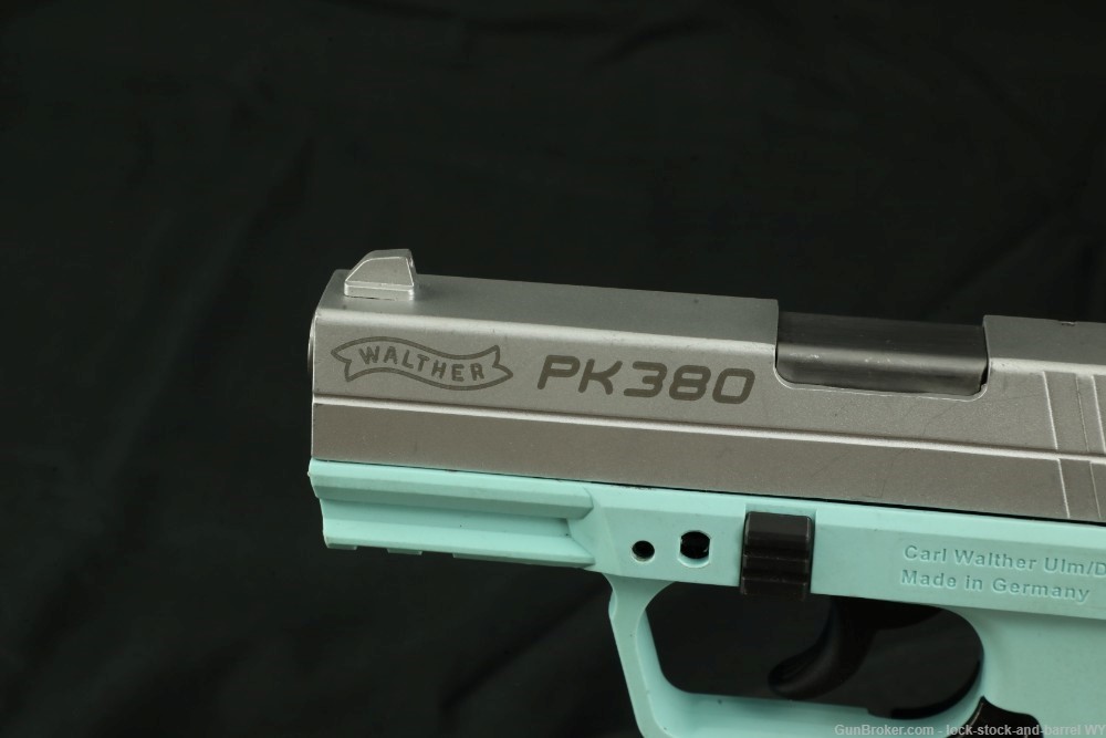 Walther Arms Pk380 .380 ACP 3.66” Semi-Auto Pistol Angel Blue-img-24
