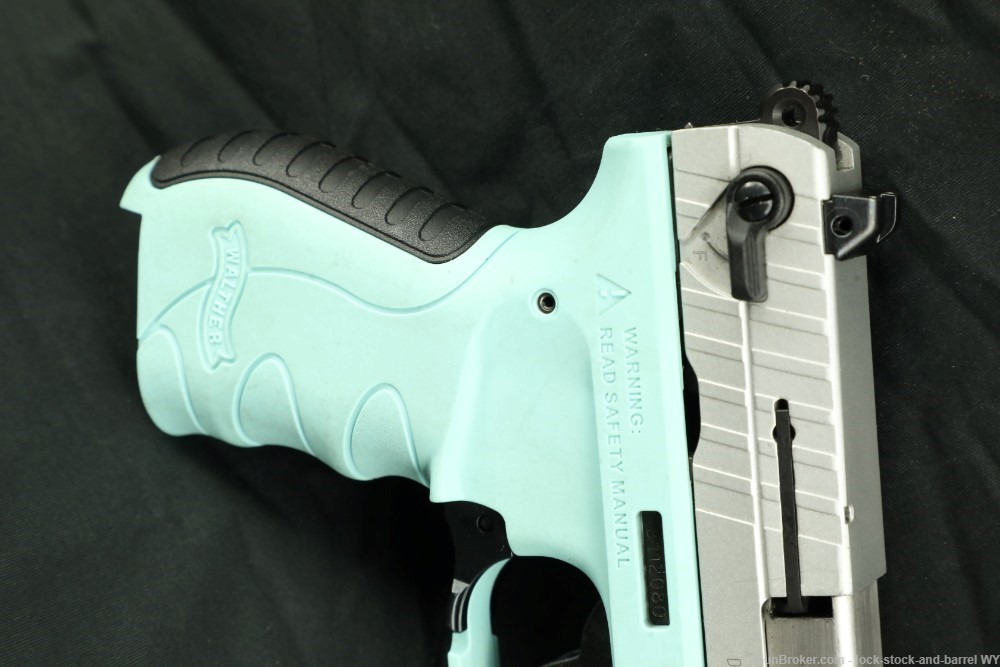 Walther Arms Pk380 .380 ACP 3.66” Semi-Auto Pistol Angel Blue-img-4