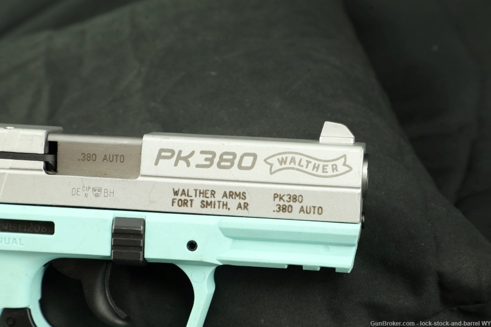 Walther Arms Pk380 .380 ACP 3.66” Semi-Auto Pistol Angel Blue-img-18