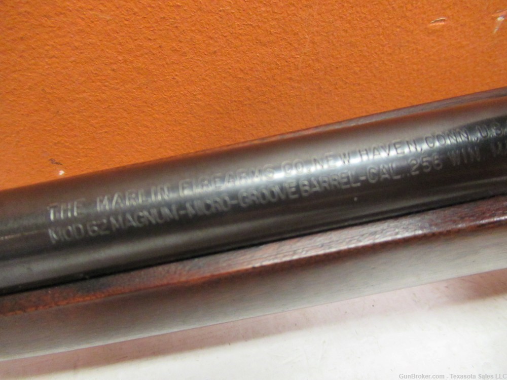 Marlin Model 62 Levermatic 256 Win Mag Rare JM Marked-img-14