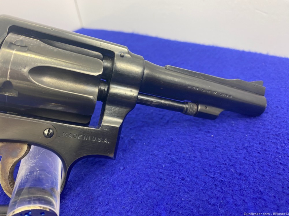 WWII Smith Wesson .38/200 British .38Spl Blue 4" *CONVERTED BY PARKER HALE*-img-15