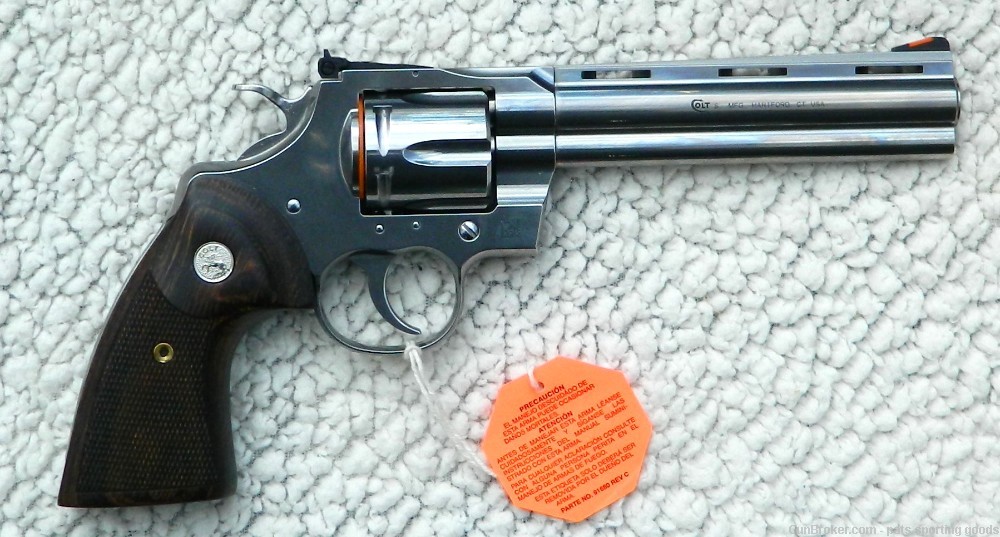 Colt Python 6" SS SP6WTS Used-img-0