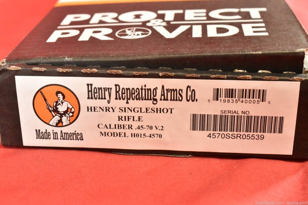 Henry Single Shot Rifle 45-70 22" H015-4570 Henry Single-Shot Rifle-img-8