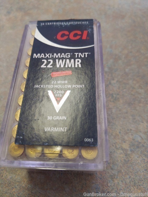 CCI Maxi Mag 22 Magnum WMR 30gr box of 50rds-img-0