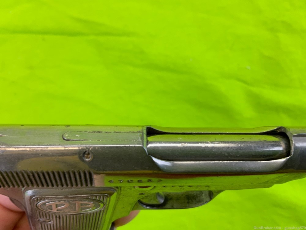 Beretta 1919 6.35 25 ACP Semi Auto 2 Inch Nickel Plated Metal Grips PB -img-10