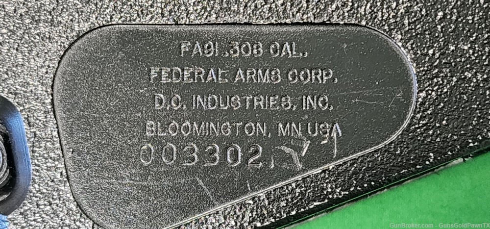 Federal Arms Corp. D.C Industries Inc. FA91 .308 Win. *HK91 Clone*-img-35
