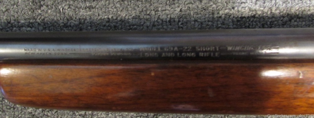 Winchester model 69A bolt action 22 rifle-img-12