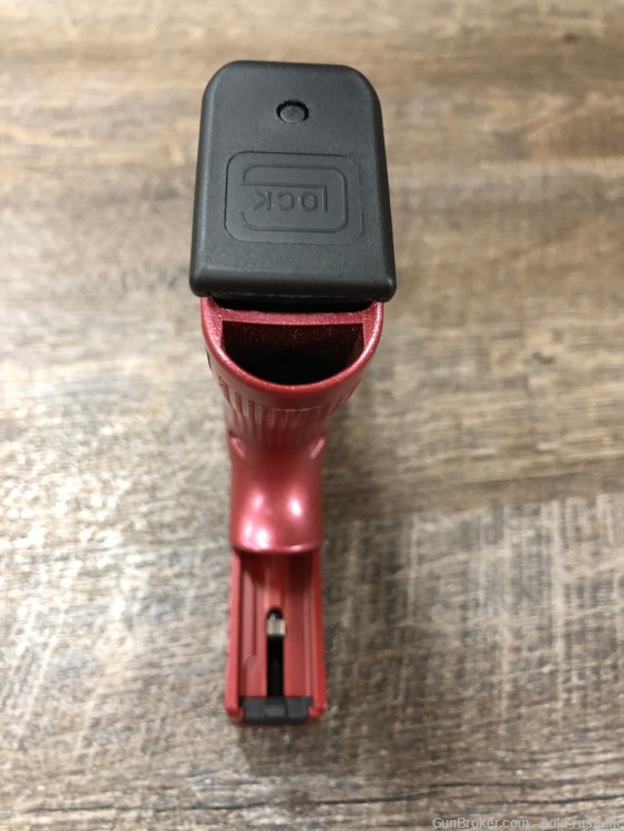 Glock 43X 9mm Cherry Blossom Engraved Medusa Pink Red Hard Case 10 Rd Mag-img-15