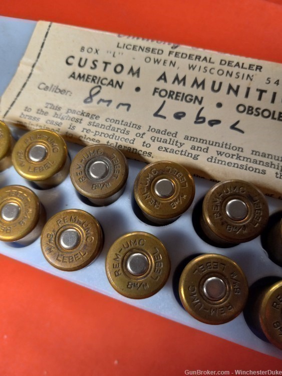 8mm lebel ammo - 20 pieces.-img-4