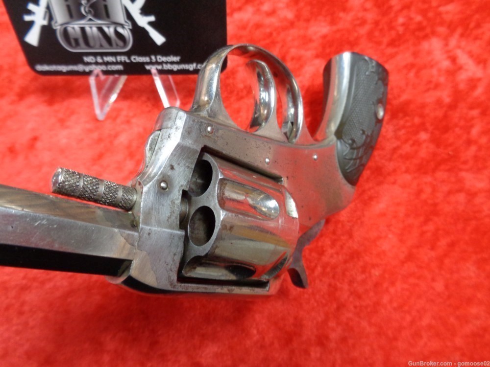 H&R The American Double Action Revolver 32 S&W Nickel 5 Shot C&R WE TRADE!-img-16