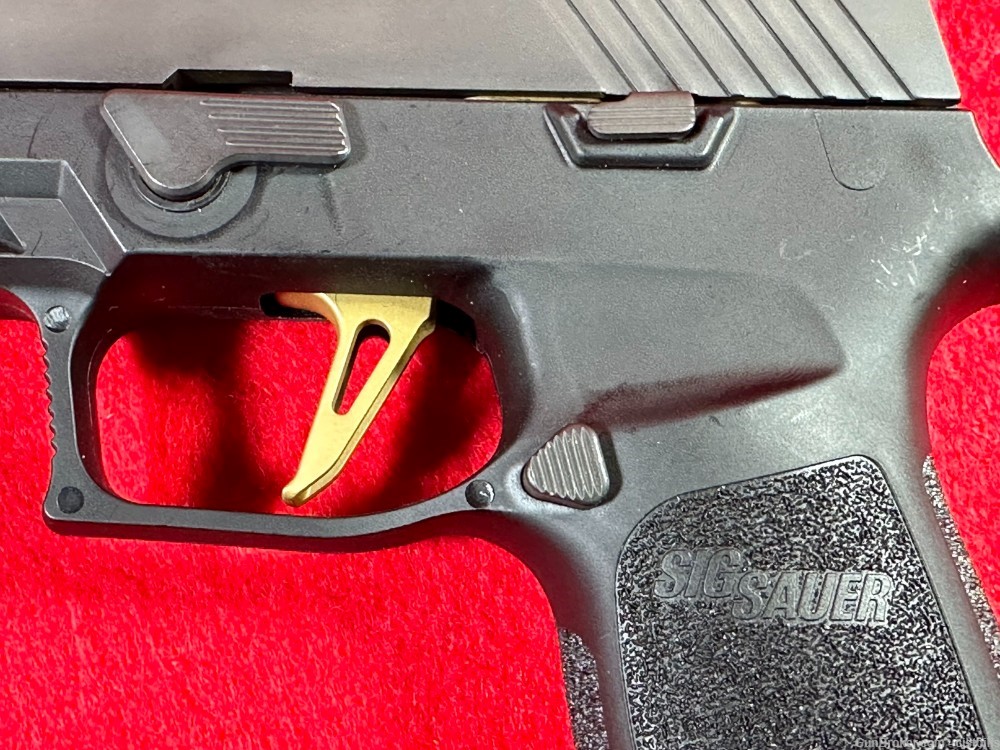 Sig Sauer P320 .40 S&W X Carry Custom Works FCU Fire Control Gold Trigger-img-2