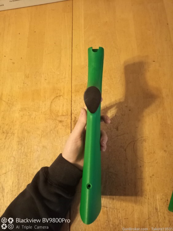 Green Plastic Stock & Forearm for Remington 870 Shotgun (No Butt pad)-img-10
