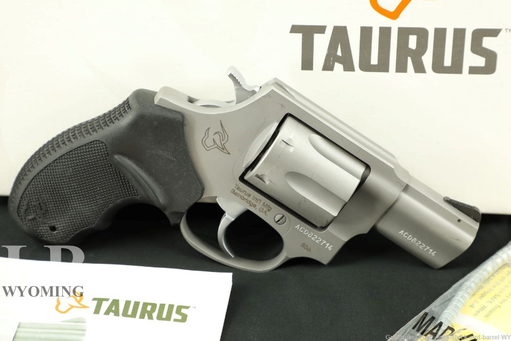 Taurus 856 .38 Special 2” Snub Nose 6-Shot Matte Stainless Revolver w/ Box-img-0